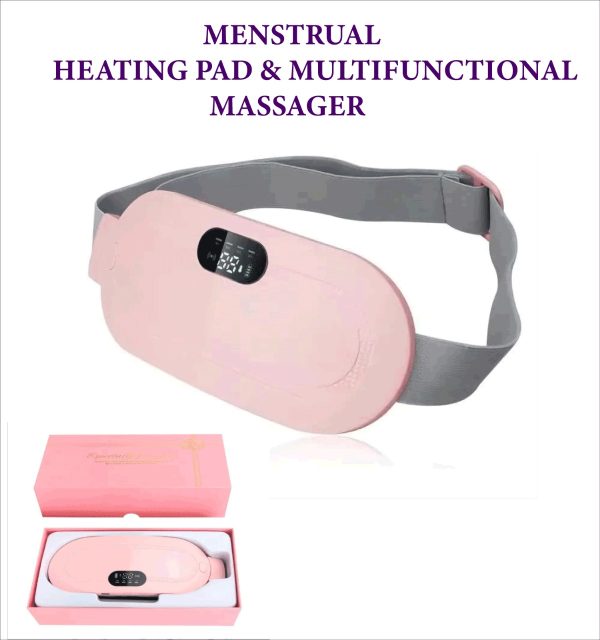 Portable Menstrual Heating Pad Belt – Rechargeable Period Cramp Relief Massager