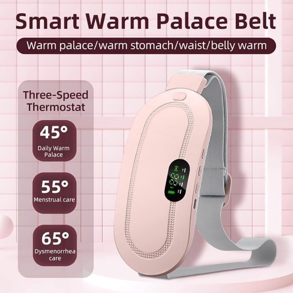 Portable Menstrual Heating Pad Belt – Rechargeable Period Cramp Relief Massager