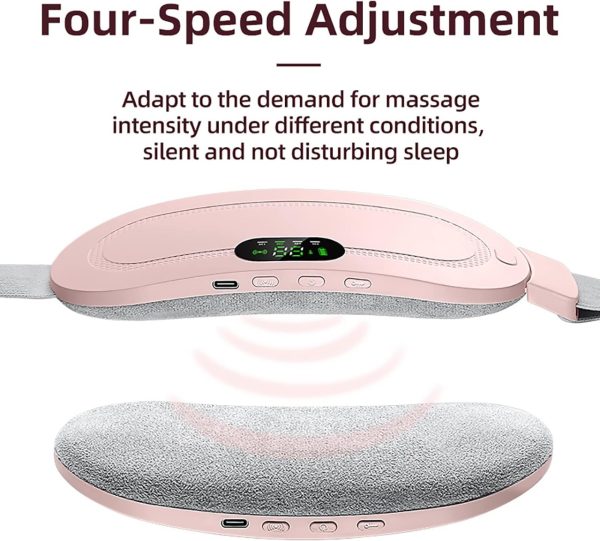 Portable Menstrual Heating Pad Belt – Rechargeable Period Cramp Relief Massager