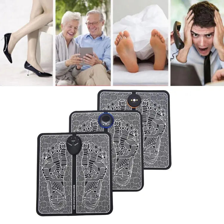 EMS Foot Massager Pad | Portable Electric Foot Massage Mat for Relaxation & Comfort