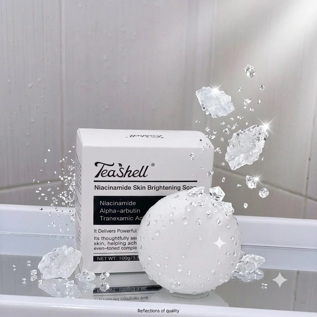 Teashell Niacinamide Skin Brightening Soap 100g | Daily Face & Body Cleansing Bar