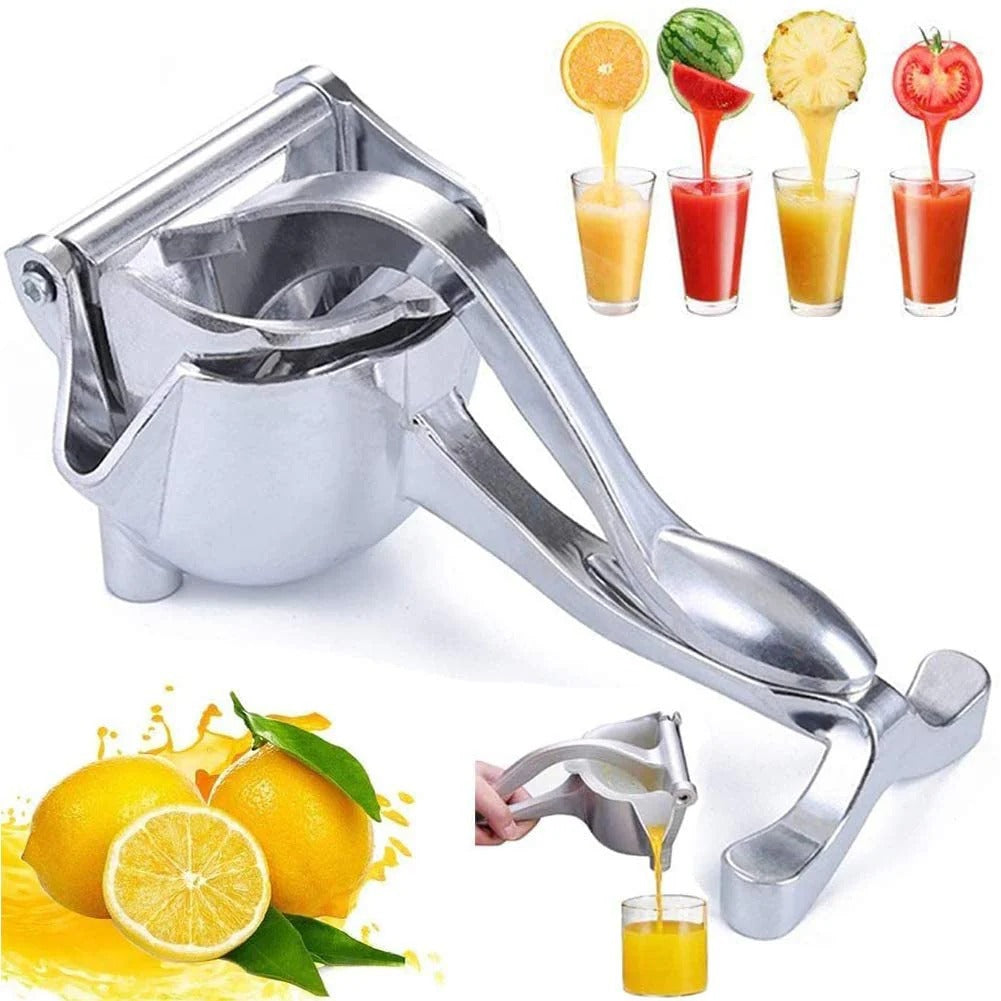 Stainless Steel Lemon & Orange Clip Juicer | Manual Handheld Fruit Squeezer