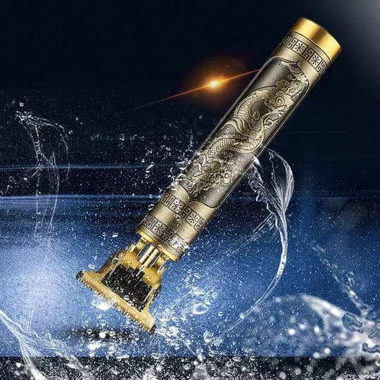 Vintage T9 Metal Body Hair Trimmer for Men | USB Rechargeable Professional Beard & Hair Trimmer