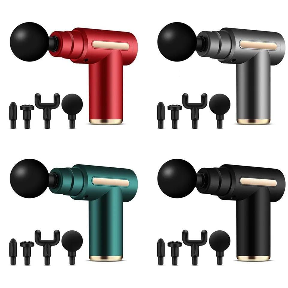 Professional Massage Gun with 4 Massage Heads | Portable Muscle Massager