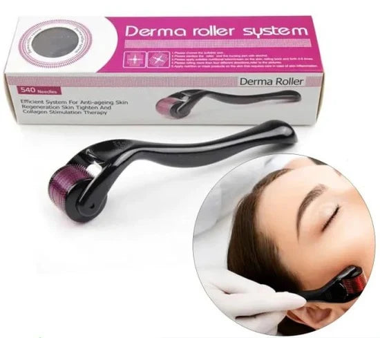 0.5mm Derma Roller with 540 Micro Needles | Hair & Skin Care Tool