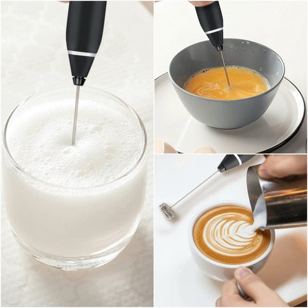 Electric Coffee & Egg Beater | USB Rechargeable 2-in-1 Handheld Mixer | Adjustable Speed Milk Frother