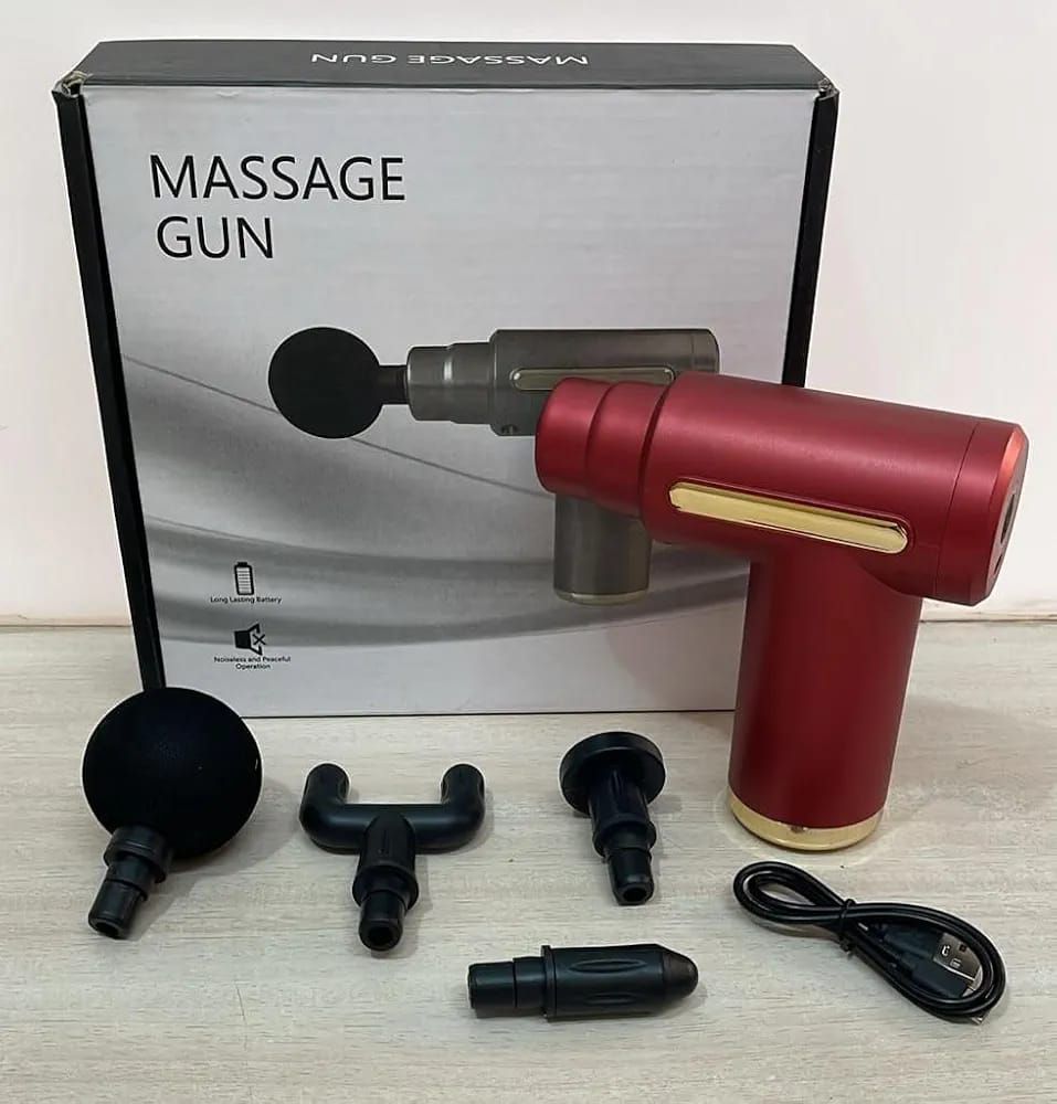 Professional Massage Gun with 4 Massage Heads | Portable Muscle Massager