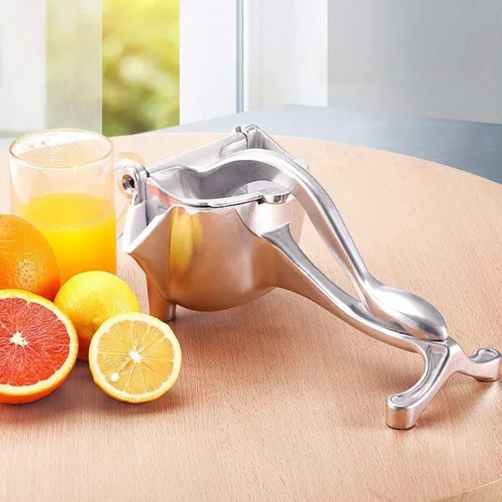 Stainless Steel Lemon & Orange Clip Juicer | Manual Handheld Fruit Squeezer
